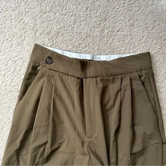 Zara dark Tan/ slightly Green slouchy trousers - Picture 14 of 16